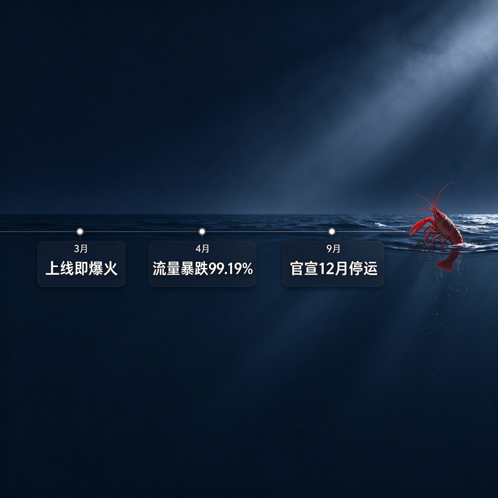 图1:一只网红虾的六个月(示意图)
